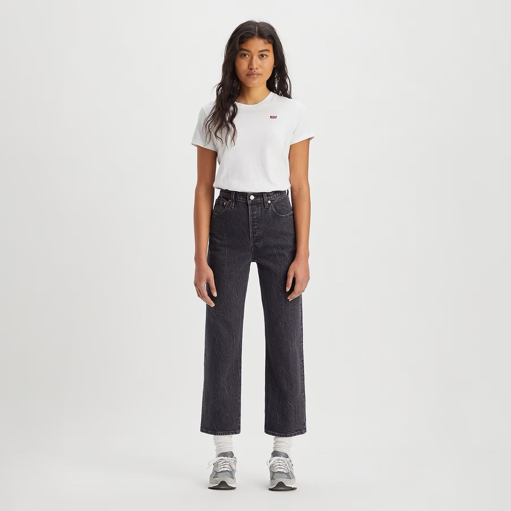 LEVI’S RIBCAGE STRAIGHT ANKLE WOMEN'S JEANS size 32 (32 W, 27 L)